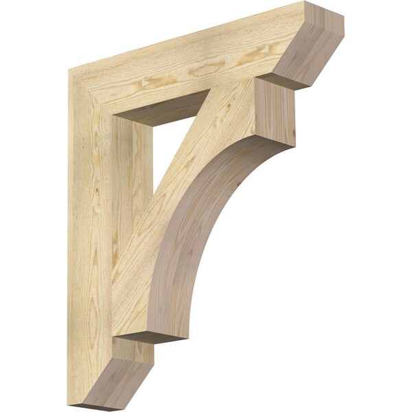 Ekena Millwork Westlake Slat Rough Sawn Bracket, Douglas Fir, 6"W x 30"D x 34"H BKT06X30X34WTL06RDF - main